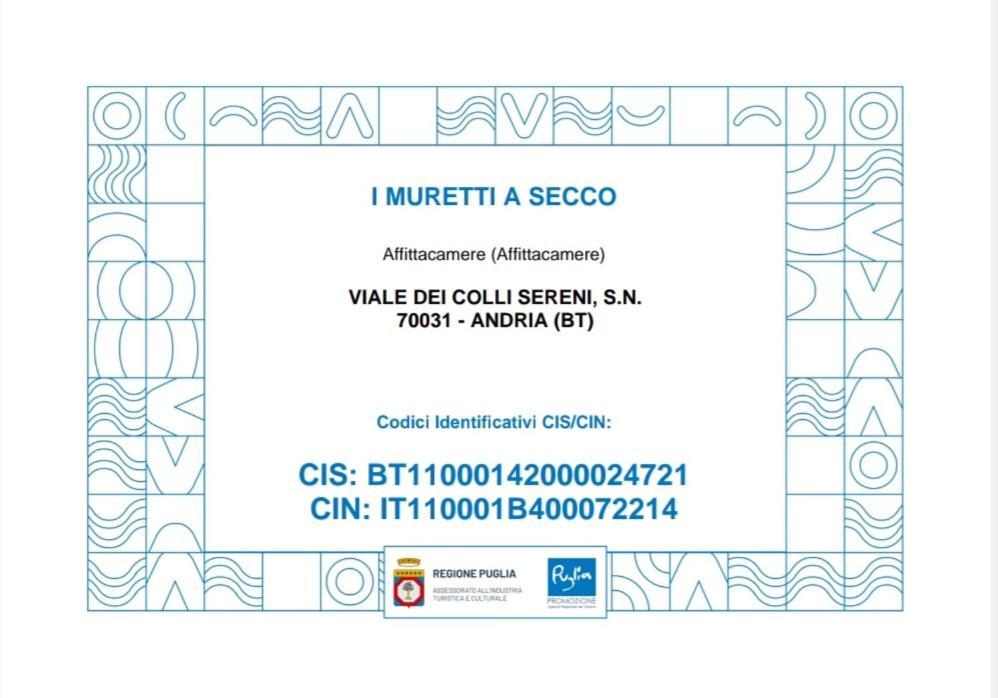 I Muretti A Secco B&B Кастель-дель-Монте Екстер'єр фото